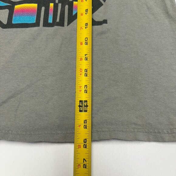 Vintage Quiksilver Shirt Mens Medium Gray Y2K 90s Short Sleeve Surf - Picture 9 of 12